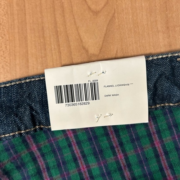 New Natural reflections lined blue jeans womans size 8 - Picture 7 of 8